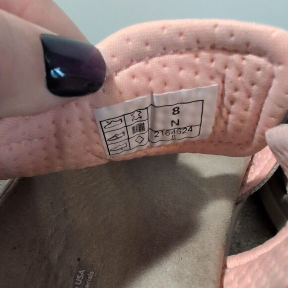 SAS Sandals Taupe Embark Women’s Size 8 N Suede Hook Loop Comfort Walking - Picture 6 of 8